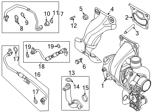 2023 Lincoln Corsair Turbocharger Diagram