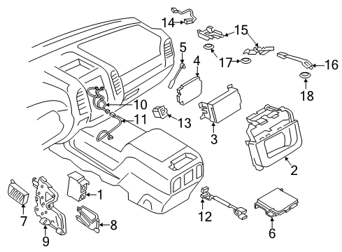 2020 Lincoln Continental CABLE ASY - SELECTOR LEVER CON Diagram for F2GZ-7E395-AB