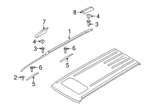 2015 Ford Flex Luggage Carrier Diagram