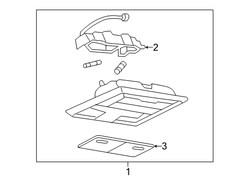 2005 Mercury Montego Sunroof  Diagram 1 - Thumbnail