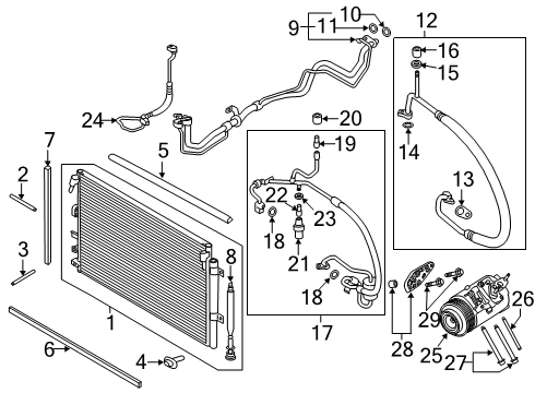 2020 Ford Edge Air Conditioner Diagram 1 - Thumbnail