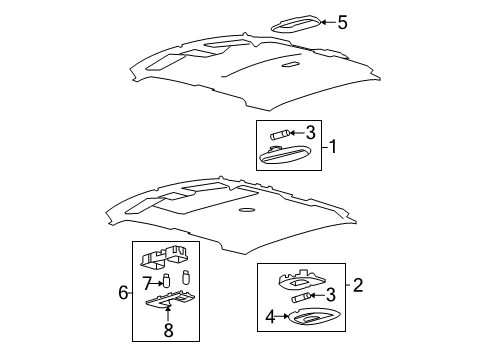 2011 Ford F-150 Bulbs Diagram 3 - Thumbnail