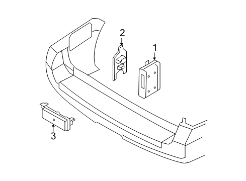 2010 Ford Expedition Parking Aid Diagram 1 - Thumbnail