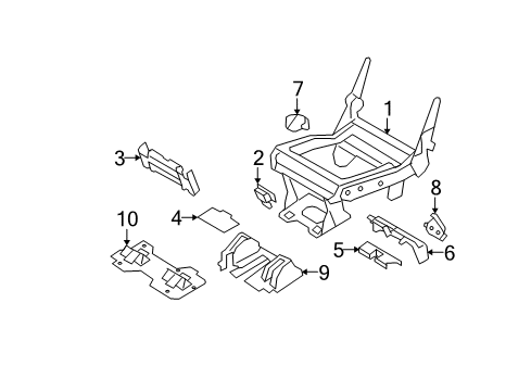 2011 Ford Expedition Tracks & Components Diagram 3 - Thumbnail