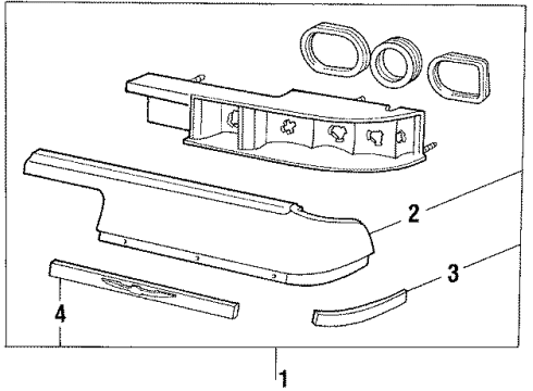 1987 Ford Thunderbird Tail Lamps Diagram