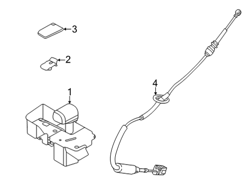 2021 Ford F-150 Gear Shift Control - AT Diagram 2 - Thumbnail