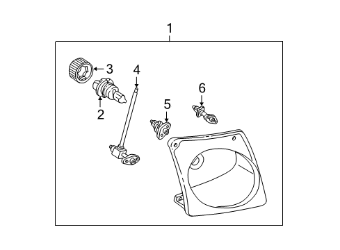 2004 Ford Explorer Sport Trac Headlamps Diagram