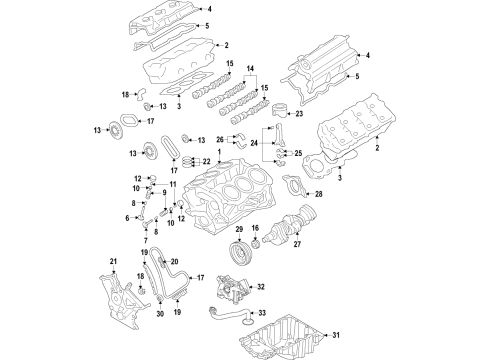 2017 Lincoln Continental Engine Parts & Mounts, Timing, Lubrication System Diagram 6 - Thumbnail