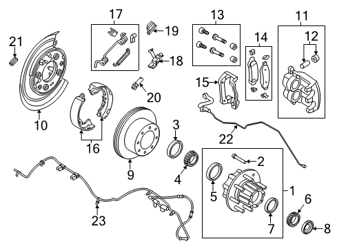 2015 Ford F-350 Super Duty Parking Brake Diagram