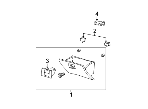 2010 Ford Explorer Lock Assembly - Door Diagram for 7L2Z-1006072-AA