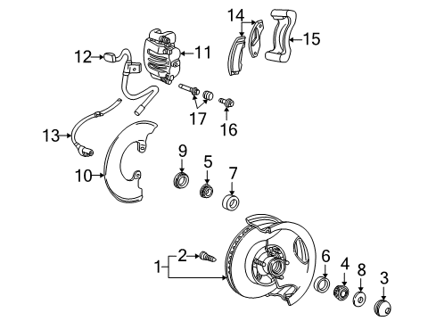 2003 Ford Explorer Sport Anti-Lock Brakes Diagram