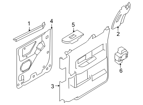 2013 Ford F-150 Housing - Switch Diagram for 9L3Z-14528-PA