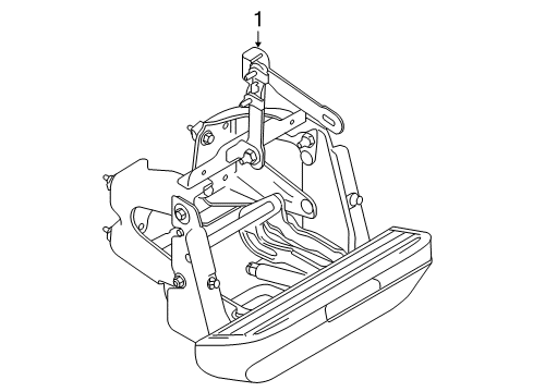 2012 Ford F-150 Running Board Diagram 1 - Thumbnail