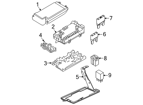 2005 Lincoln Town Car Electrical Components Diagram 1 - Thumbnail