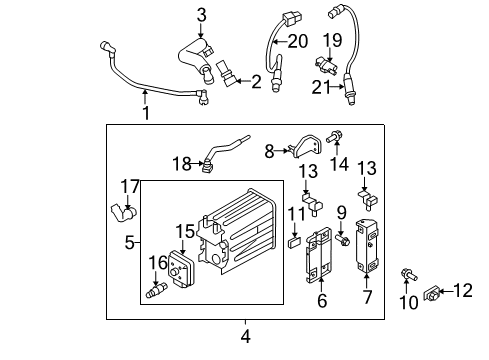 2010 Ford F-150 Sensor - Hego Diagram for 8F9Z-9F472-E