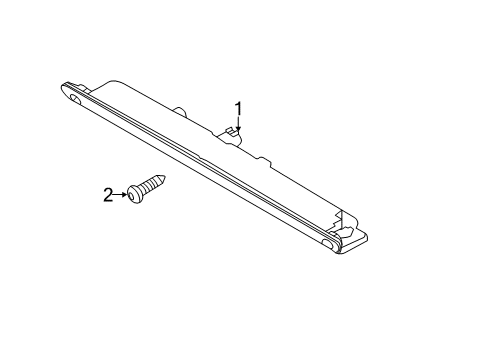 2017 Ford Focus High Mount Lamps Diagram 4 - Thumbnail