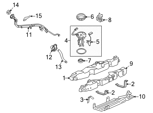 2009 Mercury Mountaineer Fuel Supply Diagram