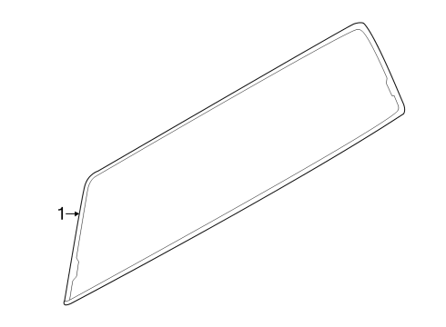 2023 Ford F-150 Lightning Glass & Hardware  Diagram 1 - Thumbnail