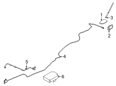 2019 Ford Explorer Antenna & Radio Diagram