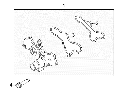 2014 Ford Mustang Water Pump Diagram 1 - Thumbnail