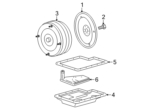 2010 Ford F-150 Seal Assembly - Oil Diagram for 6L2Z-7052-BA