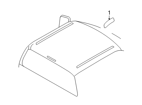 2010 Ford F-250 Super Duty Exterior Trim - Cab Diagram 3 - Thumbnail