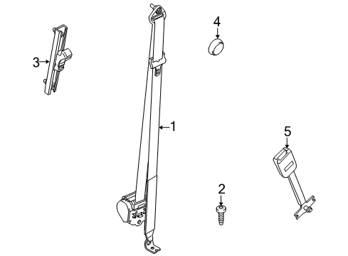 2011 Ford Transit Connect Front Seat Belts Diagram