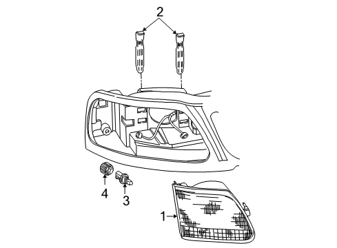 2000 Ford Expedition Bulbs Diagram