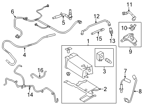 2010 Lincoln MKS Module - Engine Control - EEC V Diagram for AA5Z-12A650-HE