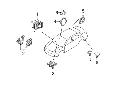 2008 Lincoln MKZ Radio Diagram