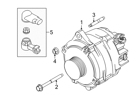 2019 Ford Explorer Alternator Diagram 3 - Thumbnail