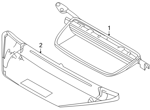 2016 Ford Special Service Police Sedan High Mount Lamps Diagram