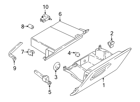 2018 Ford EcoSport Glove Box Diagram