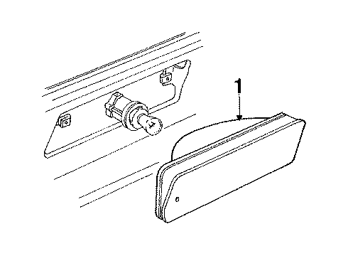 1988 Ford Bronco II Park Lamps Diagram 2 - Thumbnail