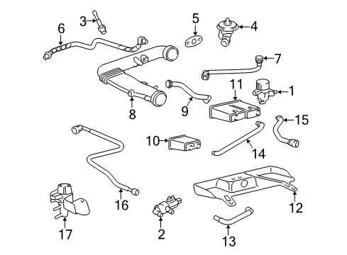 2003 Lincoln LS Sensor - Crankshaft Position Diagram for XW4Z-6C315-BB