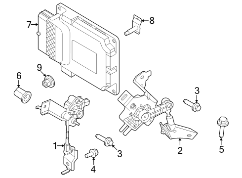 2024 Ford Mustang Ride Control Diagram