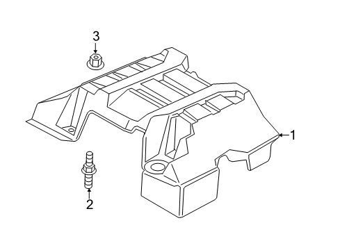 2015 Ford F-150 Engine Appearance Cover Diagram 1 - Thumbnail