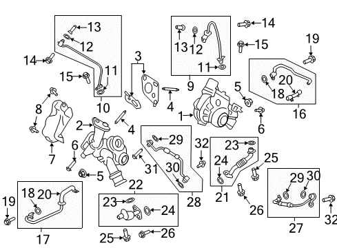 2020 Lincoln Continental Turbocharger, Fuel Delivery Diagram 2 - Thumbnail