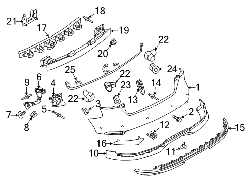 2018 Ford Focus Parking Aid Diagram 11 - Thumbnail