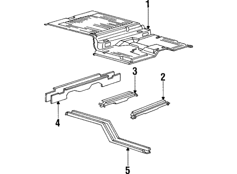 2000 Lincoln Navigator Rear Body Diagram