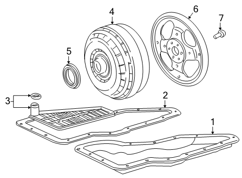 2004 Mercury Monterey Transaxle Parts Diagram