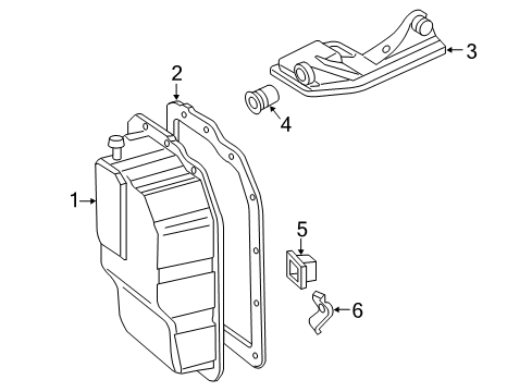 2008 Mercury Mariner Transaxle Parts Diagram 3 - Thumbnail