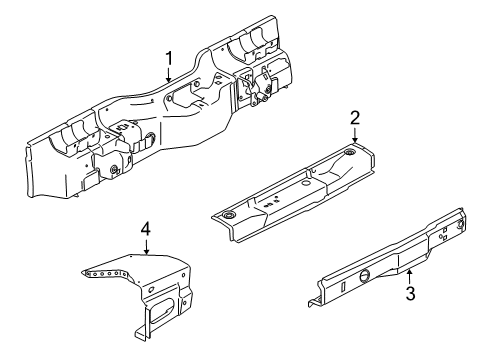 2011 Ford Transit Connect Rear Body Diagram