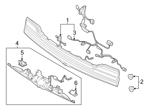 2018 Lincoln Navigator Reflector Diagram