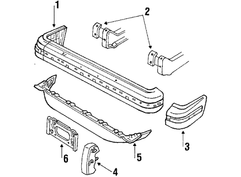 1987 Ford Ranger Deflector Assembly Roof Ai Diagram for E3TZ10001A06B