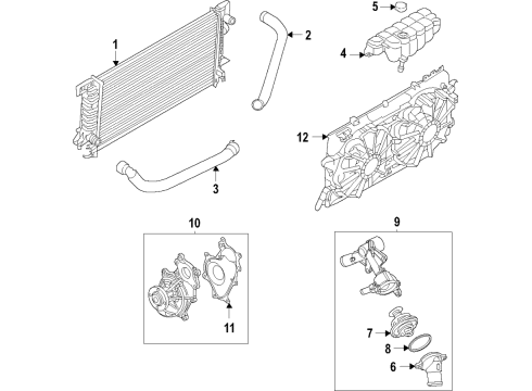 2023 Ford F-150 HOSE Diagram for NL3Z-8286-A