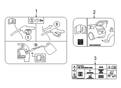 2015 Ford Edge Information Labels Diagram