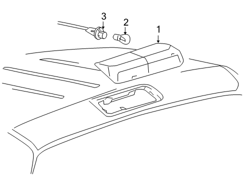 2005 Ford F-150 High Mount Lamps Diagram