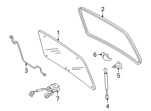 2006 Mercury Mariner Lift Gate Diagram 2 - Thumbnail