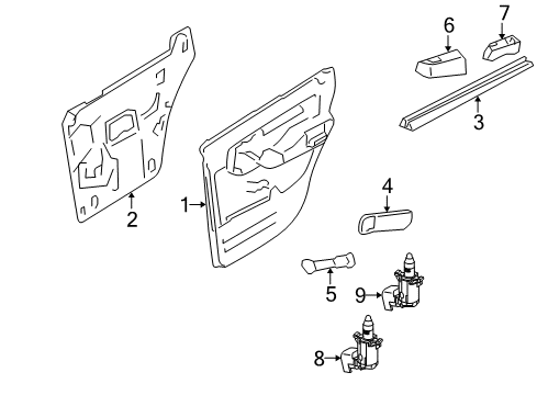 2006 Ford Explorer Housing - Switch Diagram for 6L2Z-14524-CBD